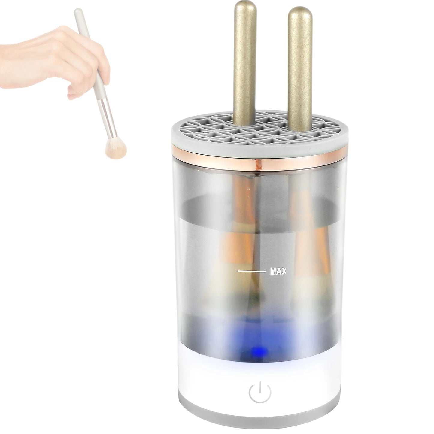 Electric Makeup Brush Cleaner Portable 3-in-1 Automatic