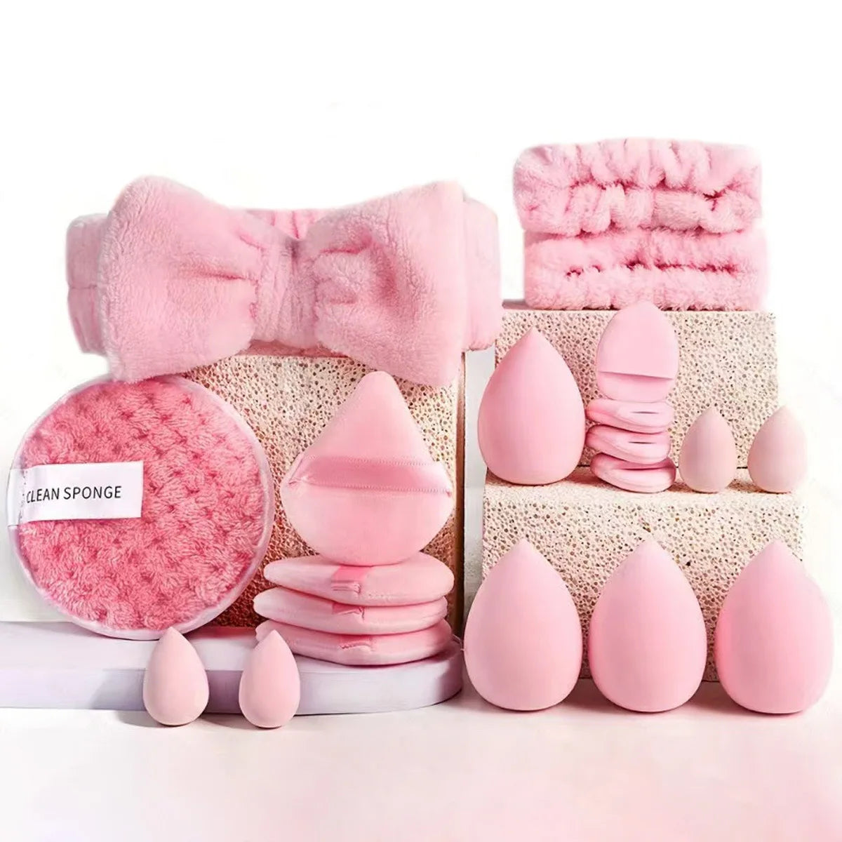 Makeup Brushes and Sponges Set